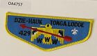 Boy Scout OA 429 Dzie-Hauk Tonga Lodge Flap S13