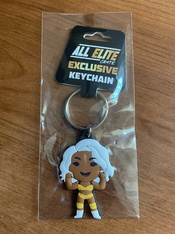 AEW Crate Exclusive Jade Cargill Babyface Brawler Keychain Cover
