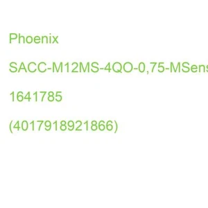 Phoenix SACC-M12MS-4QO-0,75-MSensor-/Aktor-Steckverbinder 1641785 (4017918921866 - Bild 1 von 2