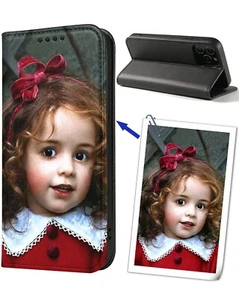 Custodia Cover a Libro Personalizzata con foto per iPhone tutti modelli ecopelle - Foto 1 di 8