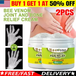 2PCS Beevana Bee-Venom Joint & Bone Therapy Cream Bee Venom Joint Bone Cream US - Picture 1 of 9
