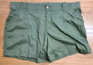 Lee Shorts grün Baumwolle Taschen Stretch Taille Gürtelschlaufen 48 W 7 L Größe 30 - Bild 1 von 5
