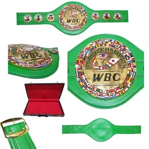 Te Mondo Boxe Council Champion Wbc Cintura Misura Adulto Replica Pelle + - Bild 1 von 5
