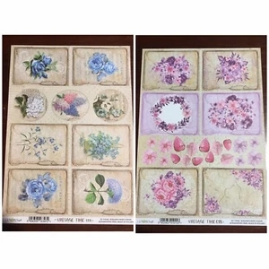 2 Lemon Craft Vintage Time 18 &06 Scrapbooking Paper Acid & Lignin Free A4 Size - Bild 1 von 10