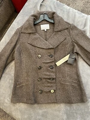 Nordstrom Classiques Entier羊毛大衣 — 第 1/4 张图片