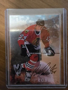 1998-99 In the Game Be A Player - Autógrafos plateados #181 Bob Probert (AU) - Imagen 1 de 1