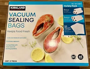 Kirkland Signature Vacuum Sealing Bags, Assortment Pack - New, Sealed - Picture 1 of 6