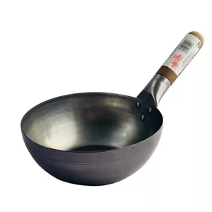 Wok a base piatta in acciaio al carbonio 8" @consegna il giorno successivo - Foto 1 di 1