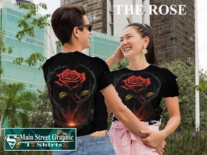 ¡¡NUEVO!! CAMISETA GRÁFICA DE MSGT "LA ROSA" MEZCLA ALGODÓN TALLAS M A XL - Imagen 1 de 5