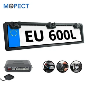 MOPECT 170° HD Rückfahrkamera Nummernschild Sensoren KFZ Einparkhilfe Nachtsicht - Bild 1 von 10