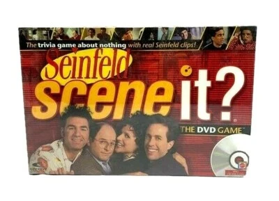 Mattel Scene It DVD Board Game Seinfeld Edition New Sealed - Image 1 of 4