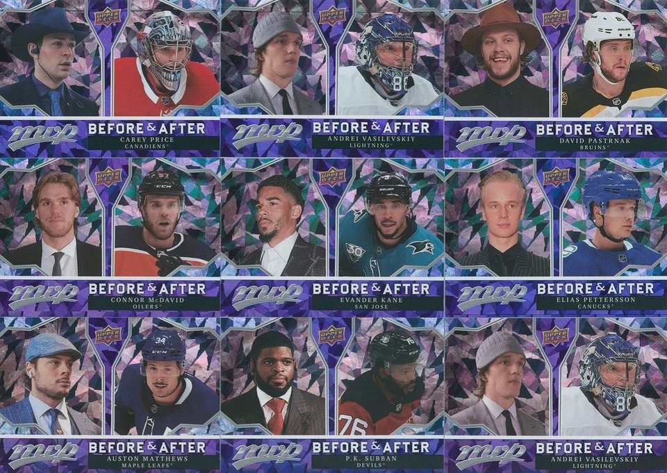 U PICK EM LOT 2021-22 21-22 Upper Deck UD MVP BEFORE & AFTER Insert card set - Image 1 of 1