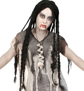 Parrucca Freaky Zombie Horror per Adulti Halloween Carnevale Carnevale - Foto 1 di 3