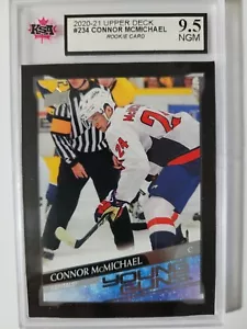 Connor McMichael 2020-21 Young Guns Rookie Hockey Card KSA Graded 9.5!!! - Picture 1 of 2
