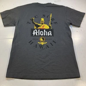 T&C SURF DESIGNS HAWAII HAWAIIAN SURFBOARD SURF TEE T SHIRT Mens S Gray - Picture 1 of 5
