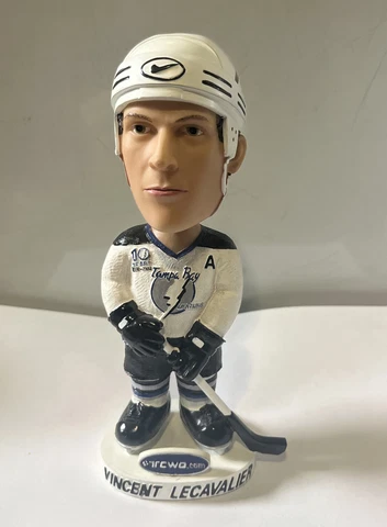 Vincent Lecavalier SGA autographed Bobblehead Tampa Bay Lightning NHL 2002 Cover