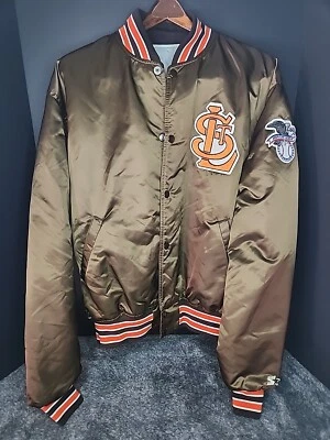 Chaqueta De Colección St. Louis Browns Starter Colección Cooperstown XL EN MUY BUENA CONDICIÓN AÑOS 90 Foto 1 de 4