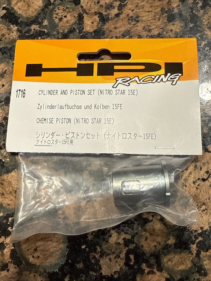 HPI 1716 Cylinder and OistojnSet Nitro Star 15E Vintage RC RS4 NRS4 - Image 1 of 1