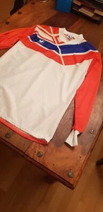 Uhlsport Fußball Trikot Vintage weiß orange blau 1996 Gr. Large RRR TOP - Bild 1 von 6