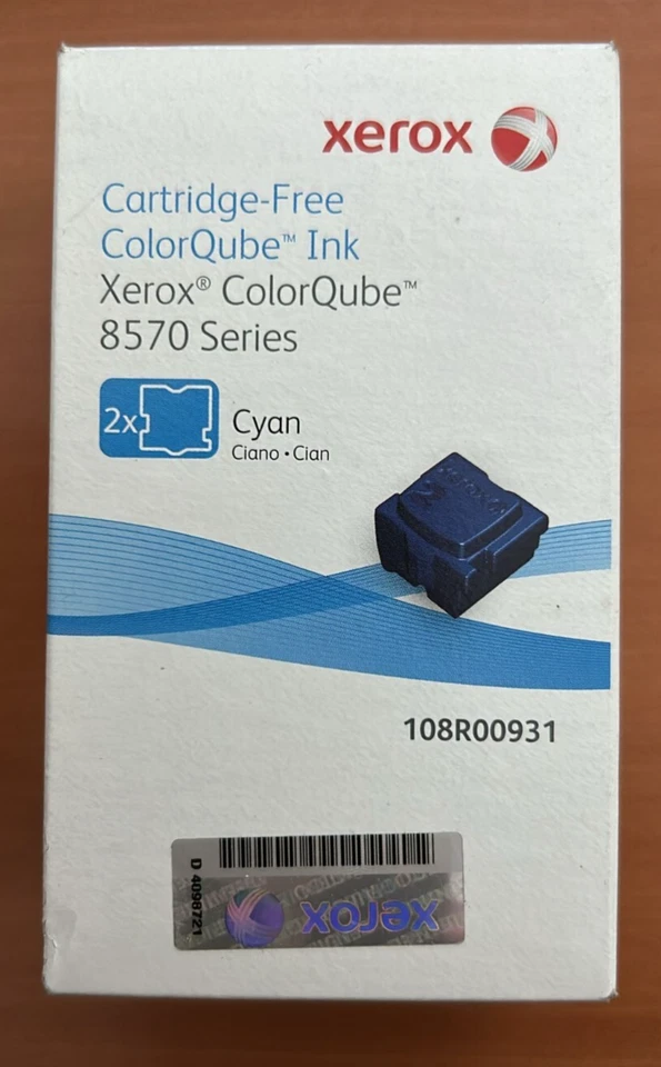 XEROX 108R00931 Solid Ink cyan für ColorQube 8570 8580 Series NEU & OVP - Bild 1 von 1