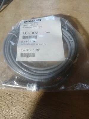 BALLUFF BES027M Inductive Proximity Sensor 20-250VDC BES 516-207-BO-E-03  - Image 1 of 2