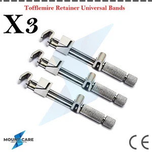 Bandas universales retenedor Tofflemire de 3 matrices instrumentos dentales acero inoxidable - Imagen 1 de 3