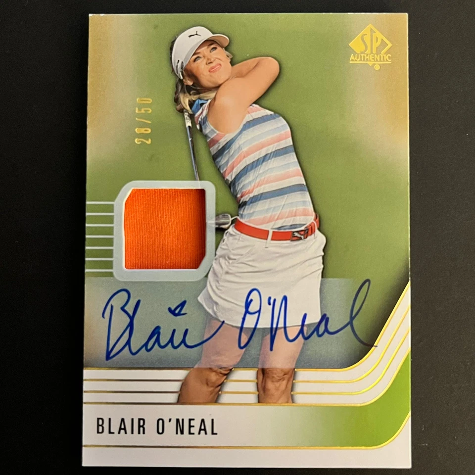 2021 SP Authentic Golf Limited Patch Auto #8 Blair O'Neal /50 - Image 1 of 2
