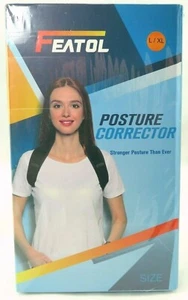 FEATOL: HALTUNGSKORREKTOR.  SCHWARZ. GR. DAMEN L/XL (31"-52"). ORG 49 $ JETZT 30 $ - Bild 1 von 2