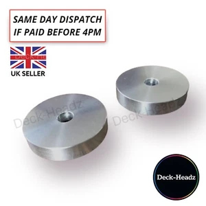 2 x 45 giri adattatori per dischi vinili 7" *più disponibili* Technics 1200/1210 - Foto 1 di 8