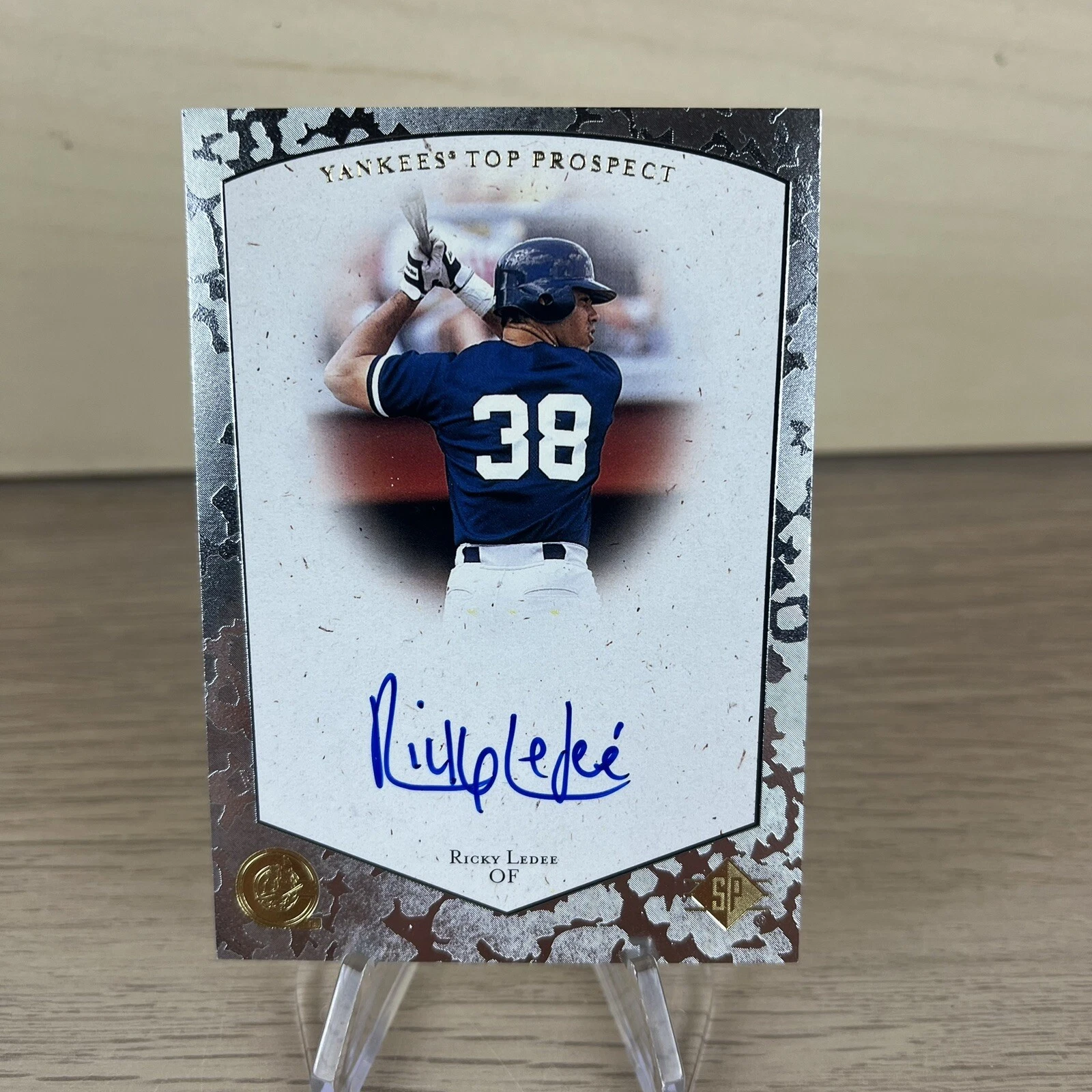 1998 SP Top Prospects Auto Ricky Ledee #RL Auto New York Yankees