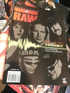 WWF WWE RAW Magazine SEPTEMBER 1999 D-Generation X Cover + Poster - Picture 1 of 3