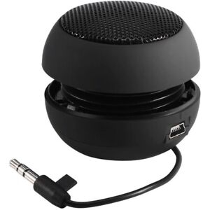 Mini Portable Travel Loud Speaker with 3.5mm o Cable Low Voltage Built-in Batt