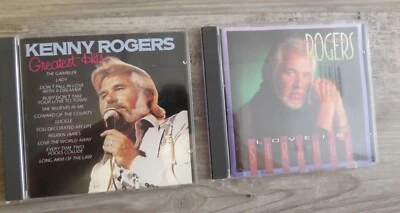 2 CD lot Kenny Rogers Greatest Hits, Love Is Strange Country Music The Gambler - Image 1 of 4