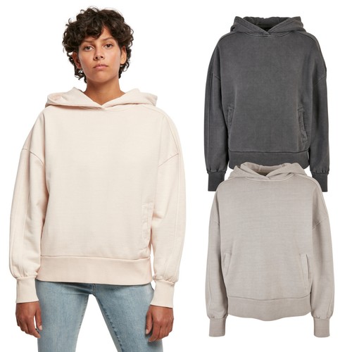 SACAI Felpa con cappuccio donna Urban Classics donna heavy terry indumento tintura felpa con cappuccio oversize