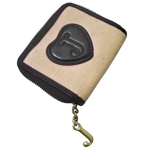 Juicy Couture Vintage Geldbörse Samt I Love Juicy umlaufender Reißverschluss Kartenetui Logo wie abgebildet - Bild 1 von 7