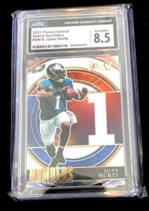 2021 Panini Select - Select Numbers Jalen Hurts #SN-9 SUpER BOWL MVP - Bild 1 von 3