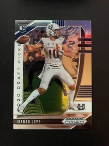 2020 Panini Prizm Draft Picks #148 Jordan Love Rookie RC Utah State - Bild 1 von 2