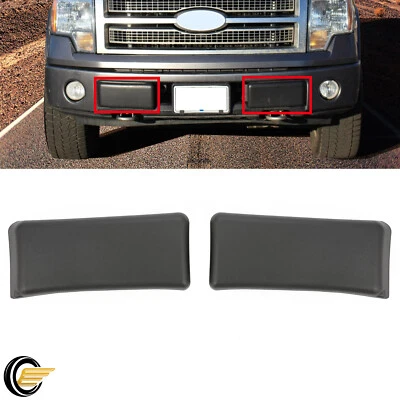 Protetores de para-choque dianteiro inserções almofadas tampas par LH+RH para Ford F150 F-150 2009-2014 - Imagem 1 de 4