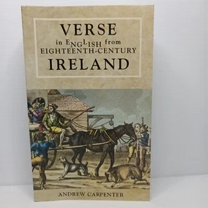 Verse in English from Eighteenth-Century Ireland. Andrew Carpenter. Signed. PB - Bild 1 von 7