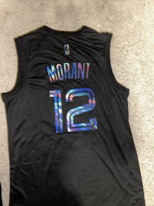 GEBRAUCHT Ja Morant Regenbogen Grizzlies Trikot Größe Herren Large - Bild 1 von 2