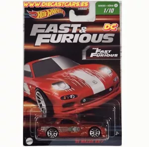 Hot Wheels ‘95 MAZDA RX-7 Rojo * Serie The Fast and &The Furious *Diecast 1/64 - Imagen 1 de 1