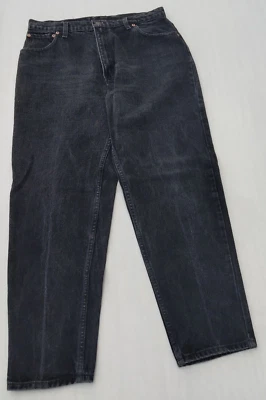Pantalones de mezclilla vintage Levi's 17550-0260 cintura alta negros para mujer talla 15 EE. UU. Foto 1 de 4
