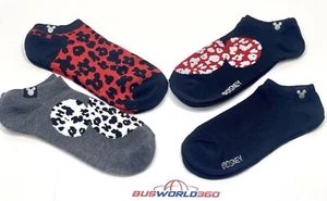 Calcetines al tobillo Disney para mujer talla 4-10 Mickey - 4 pares sueltos - NUEVOS - SIN USAR - Imagen 1 de 10