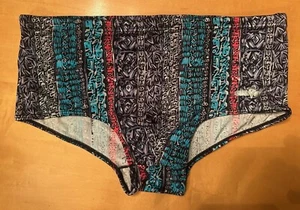 Herren Vintage "Tribal" Elemar Badeshorts Slip Retro Lycra Nylon Badeanzug M D6 - Bild 1 von 1