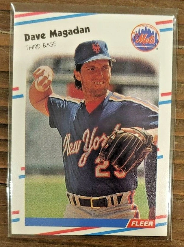 1988 Fleer #141 Dave Magadan New York Mets - Image 1 of 1