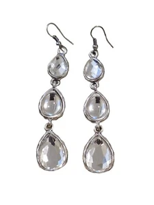 Women's Clear Quartz Earrings - Picture 1 of 2