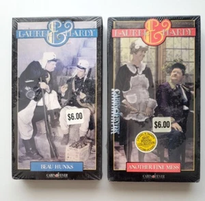 2 Laurel and Hardy Comedy Classics VHS-Bänder - Beau Hunks & Another Fine Mess - Bild 1 von 5