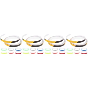 4 Pack Sicherheit Scheinwerfer Fahrrad Aufkleber Fahrrad-Sicherheitsaufkleber - Bild 1 von 12