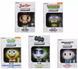 FIGURAS ESTILIZADAS KIDROBOT x BHUNNY 4" Hello Kitty, Bob Ross, Beetlejuice, esponja - Imagen 1 de 9
