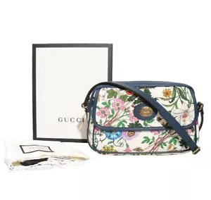 NEW! GUCCI Flora Canvas Cross Body Bag (New w/ Box) - Picture 1 of 7